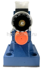 DBW20B2-5X/200YCW220-50N9K4 - Предохранительный клапан Ду25 с давлением настройки до 200 бар, управление - X и Y - внутренние с разгрузкой B = открыт с электроуправлением W220