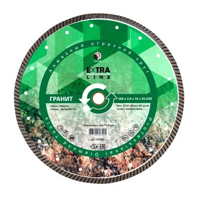 Специальный алмазный круг DIAM TURBO ГРАНИТ 300 мм EXTRA LINE 000636