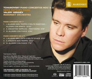 Denis Matsuev, Mariinsky Orchestra, Valery Gergiev / Tchaikovsky: Piano Concertos Nos 1 & 2 (SACD)