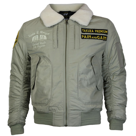 Бомбер/зима песчано-серый Yakuza Premium 3965