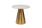 Стол журнальный Garda Decor Garda Decor керамогранит белый d50*50 см