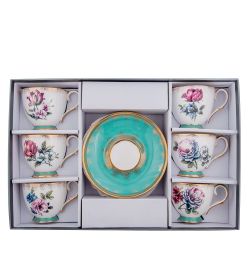 Pavone JK- 21 Чайный набор на 6 перс.«Цветок Неаполя»