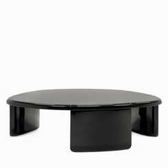 Кофейный стол Drew 119х108 см, черный глянец