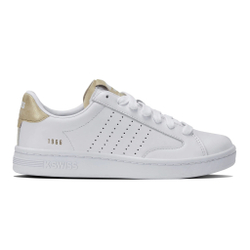 Женские теннисные кроссовки K-Swiss Lozan Klub Women - White, Gold