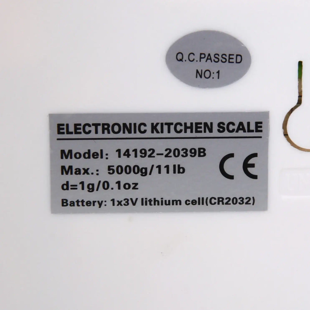 Весы кухонные электронные «Constant» до 5 кг (точн.1гр) 14192-2039В