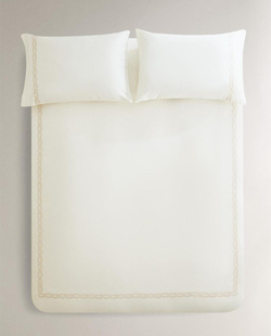 ZARA HOME ПОДОДЕЯЛЬНИК С ВЫШИВКОЙ, ЗОЛОТОЙ