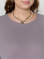 Блузка Вуаль-4 Виотекс СЕРЫЙ