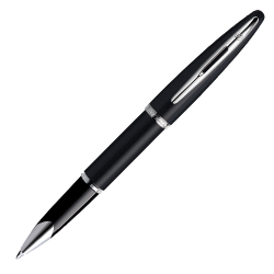 Роллерная ручка Waterman Carene Charcoal Grey ST S0700500 цвет черный с палладиевым покрытием в подарочной упаковке