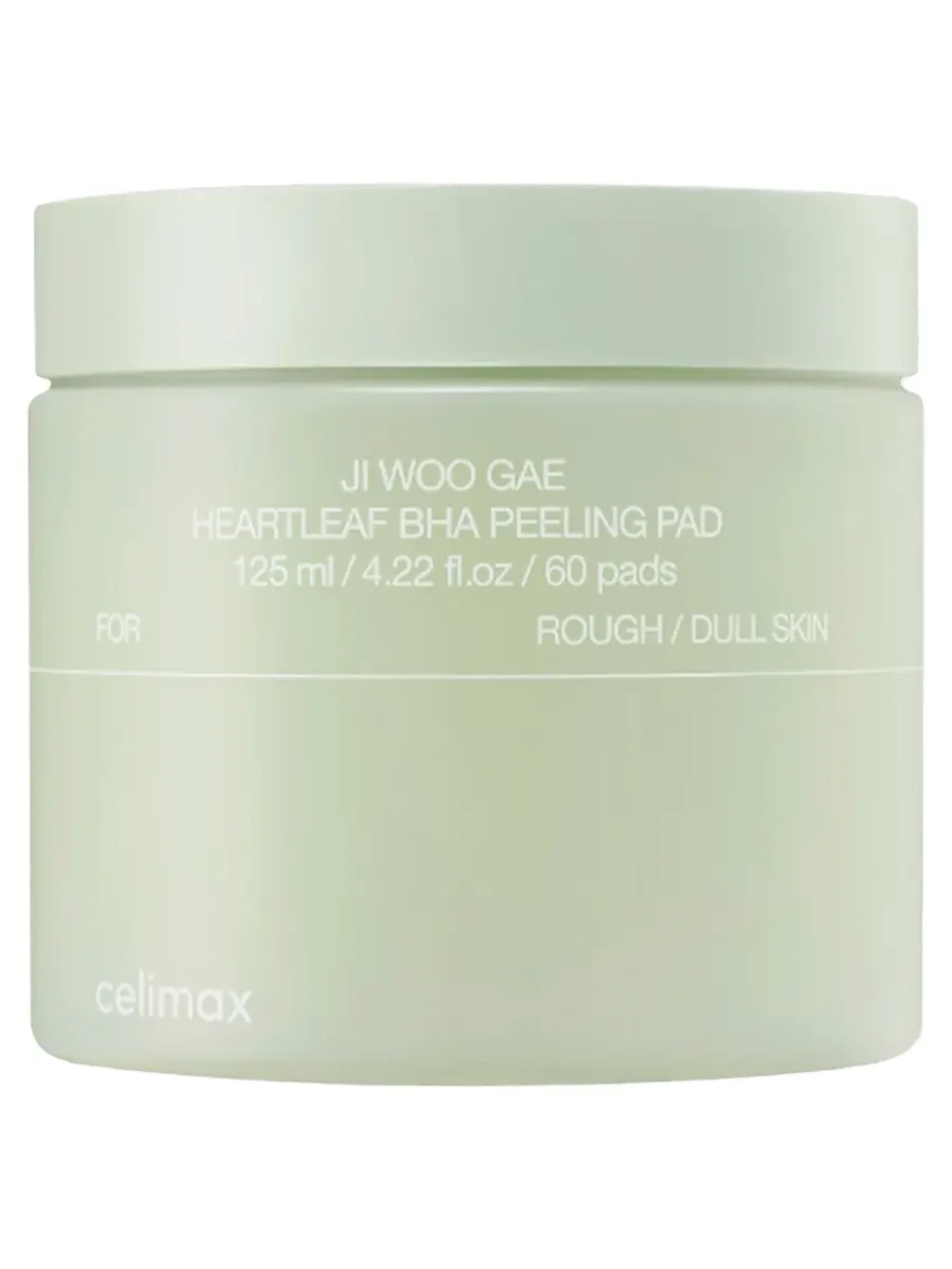 Celimax Отшелушивающие тонер-пэды с салициловой кислотой Ji Woo Gae Heartleaf BHA Peelind Pad 60 шт