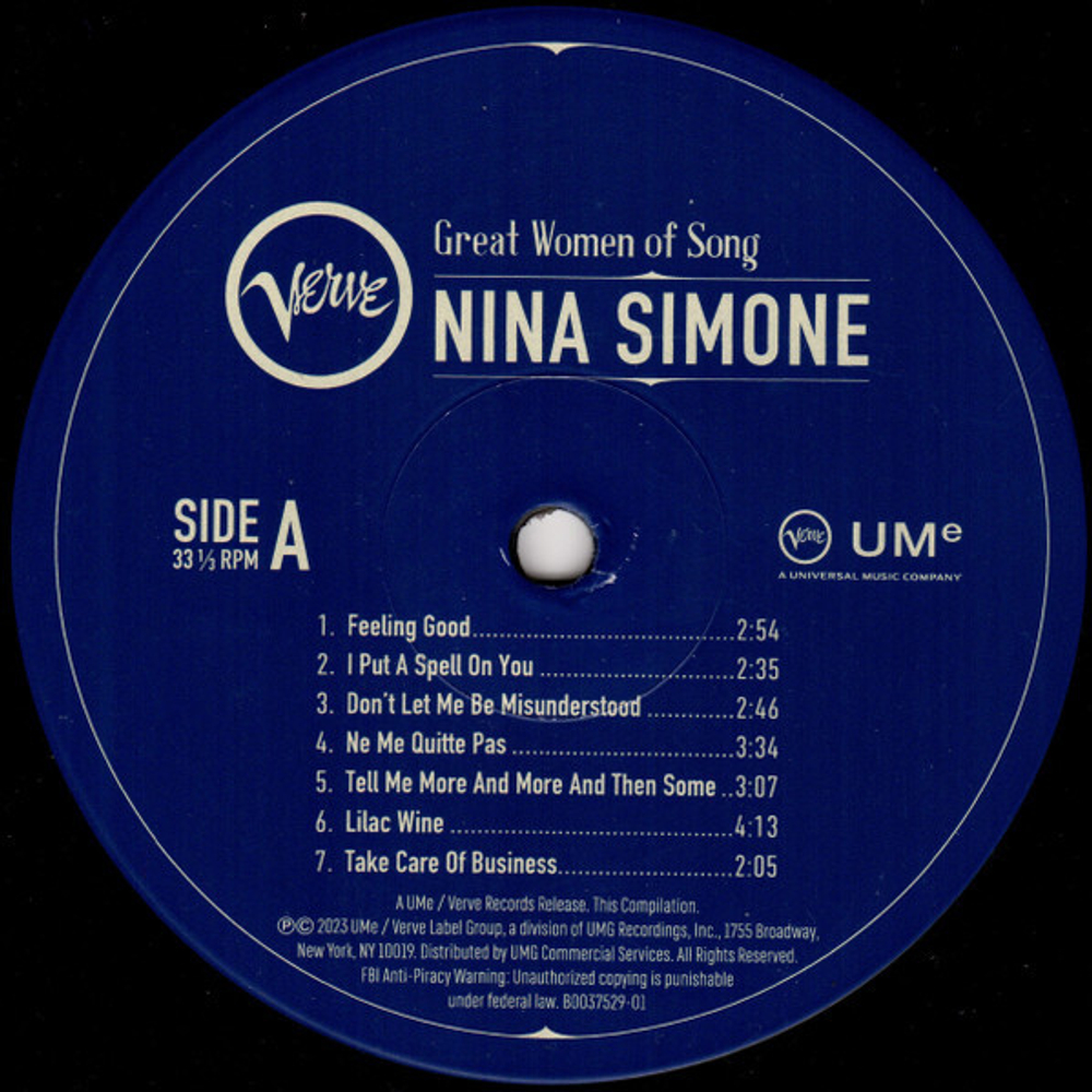Nina Simone / Great Women Of Song (LP)
