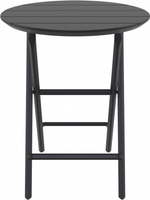 Стол пластиковый складной Siesta Contract Helen Folding Table Ø60, черный