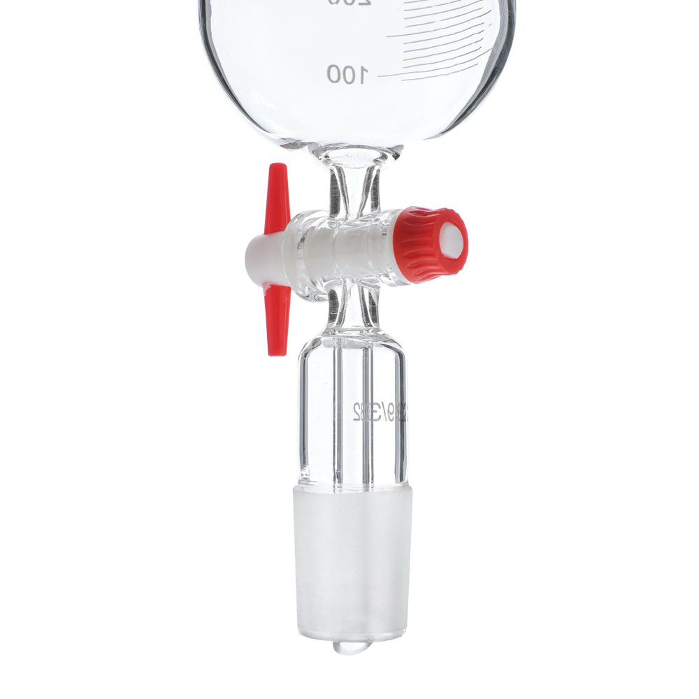 Воронка капельная цилиндрическая, 1000 мл, шлиф 29/32-29/32, с PTFE краном