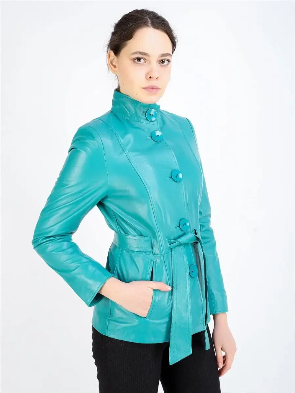 Куртка женская из натуральной кожи