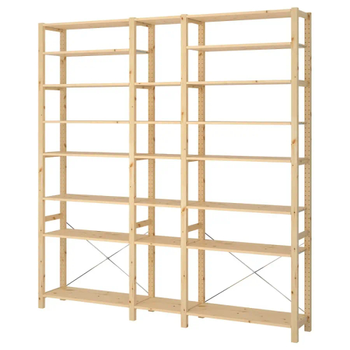 Стеллаж - IKEA IVAR, 219х30х226 см, сосна, ИВАР ИКЕА
