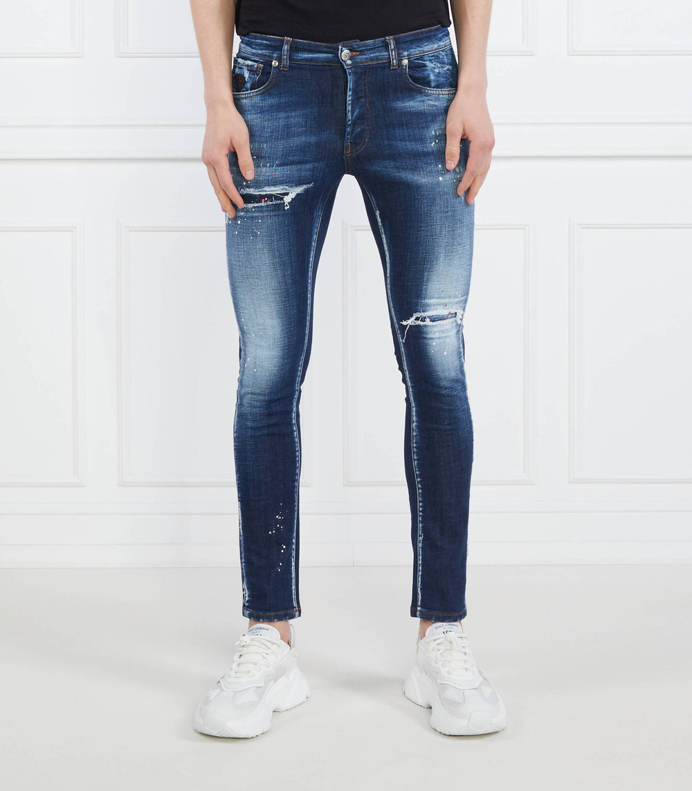 Джинсы ENSIAN IGGY John Richmond - темно-синий(RMP23149JE)