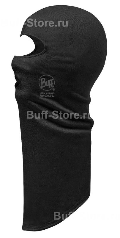 Балаклава детская шерстяная Buff Black Фото 1