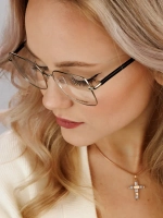 Оправа для очков женская брендовая металл