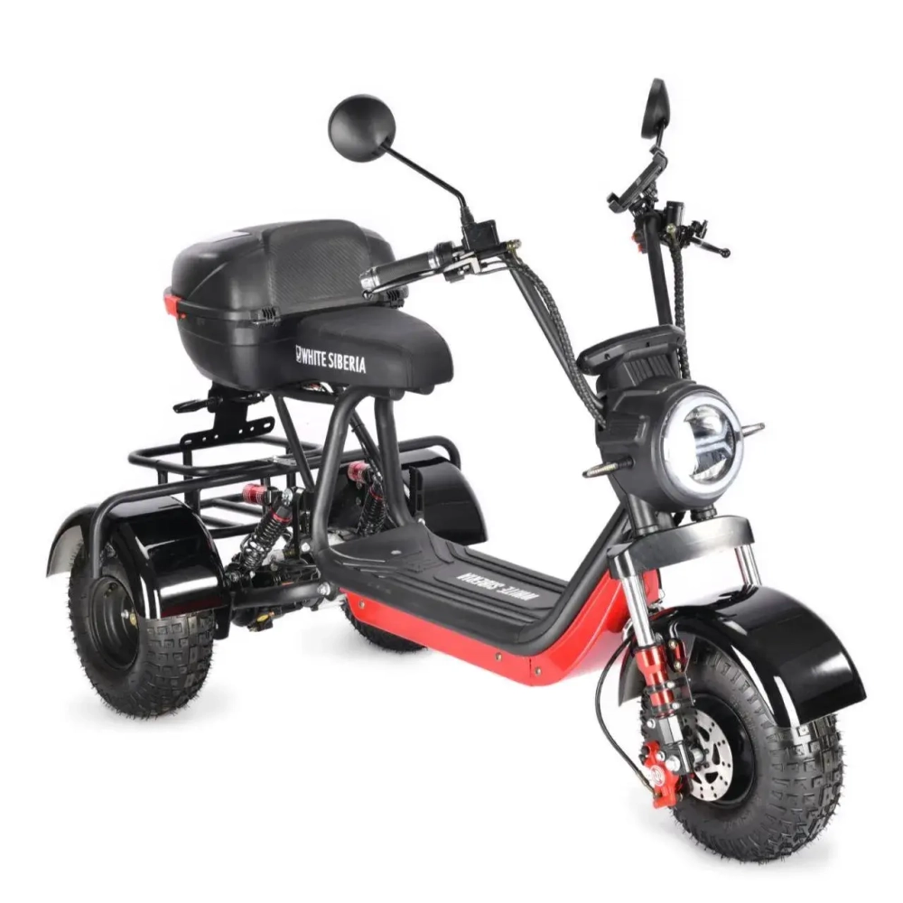 Электротрицикл WHITE SIBERIA TRIKE MINI 1500W