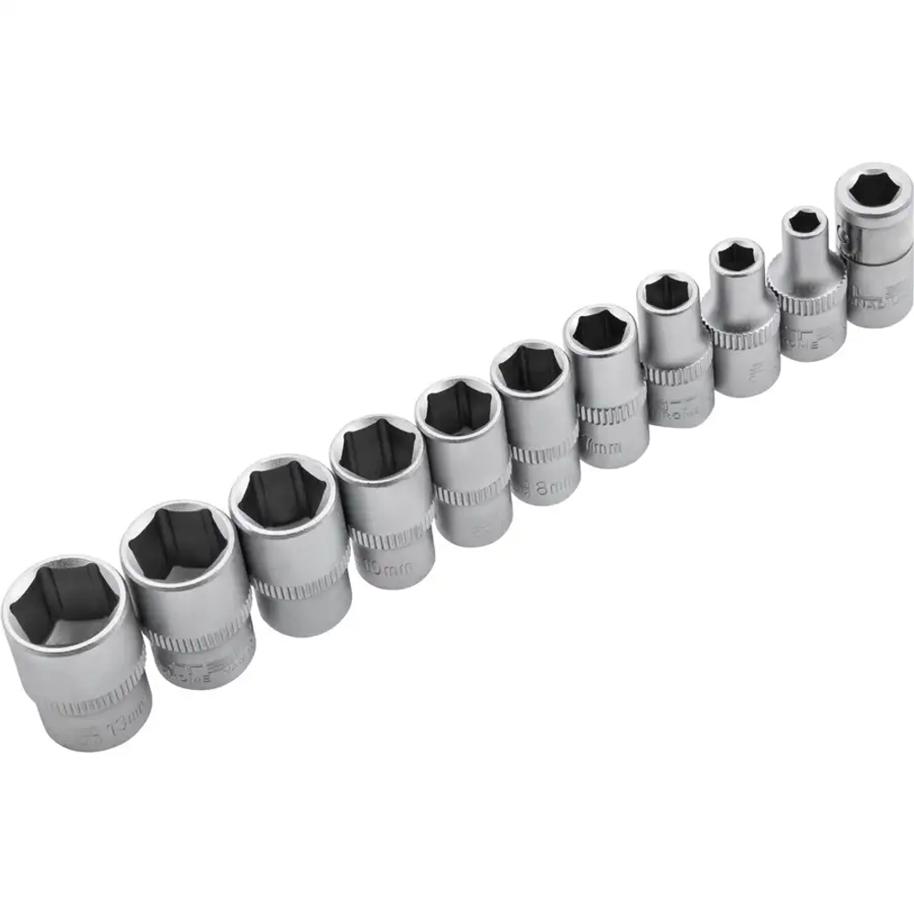 Набор инструментов, 1/2", 1/4", CrV, 76 предм.// STELS 14104