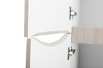 Шкаф пенал BelBagno Fly-Marino 40 L FLY-MARINO-1500-2A-SC-RG-P-L подвесной Rovere grigio