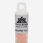 Японский бисер TOHO Round 15/0 (№11), прозрачный