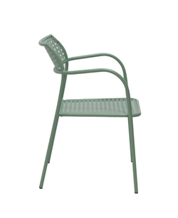 "Посейдон" стул стальной, цвет зеленый