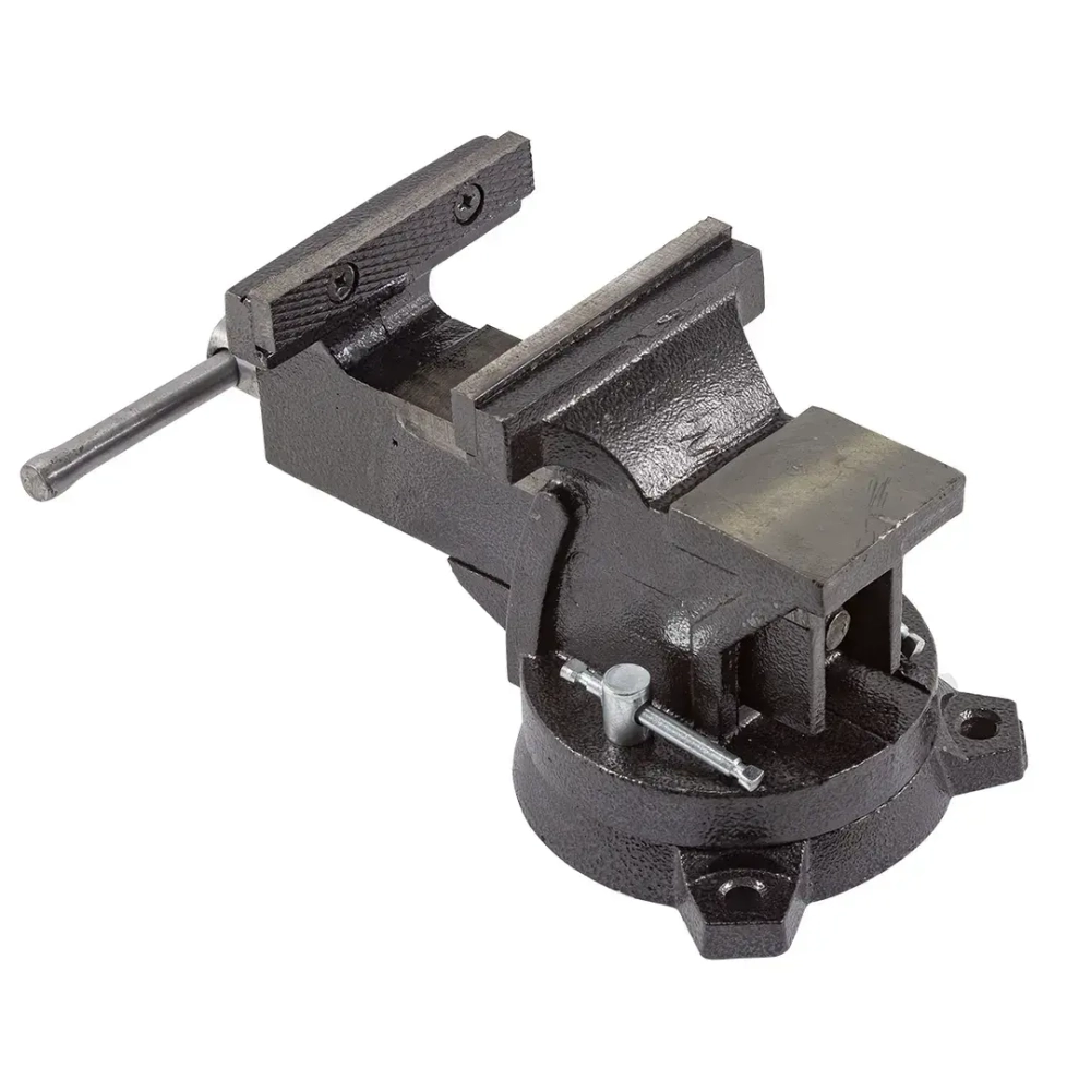 Тиски стальные поворотные с наковальней 4''-100мм RockForce##Rock FORCE RF-6540304