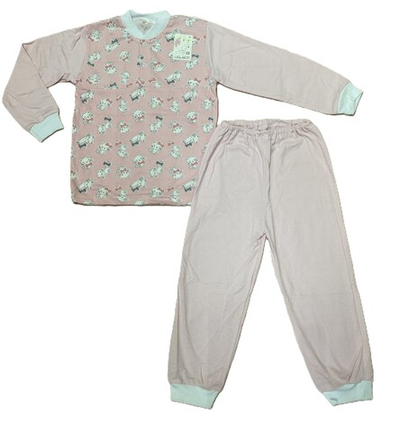 Пижама на кнопках из кулирки (100% хлопок) на рост 104-110 см