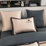 Комплект постельного белья Сатин-Шелк Я IN LOVE на резинке LVR014