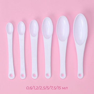 Набор мерных ложек Доляна, 11 шт: 30/60/80/125/250 мл, 0,6/1,2/2,5/5/7,5/15 мл