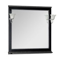Зеркало Aquanet Валенса 100 черный краколет/серебро