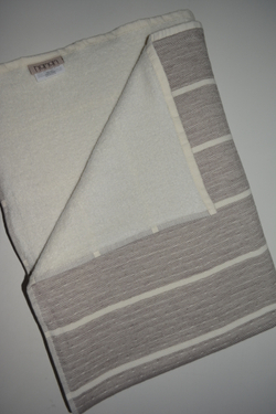 Полотенце пляжное 130x180 Hamam Estiva слоновая кость/дымчатое