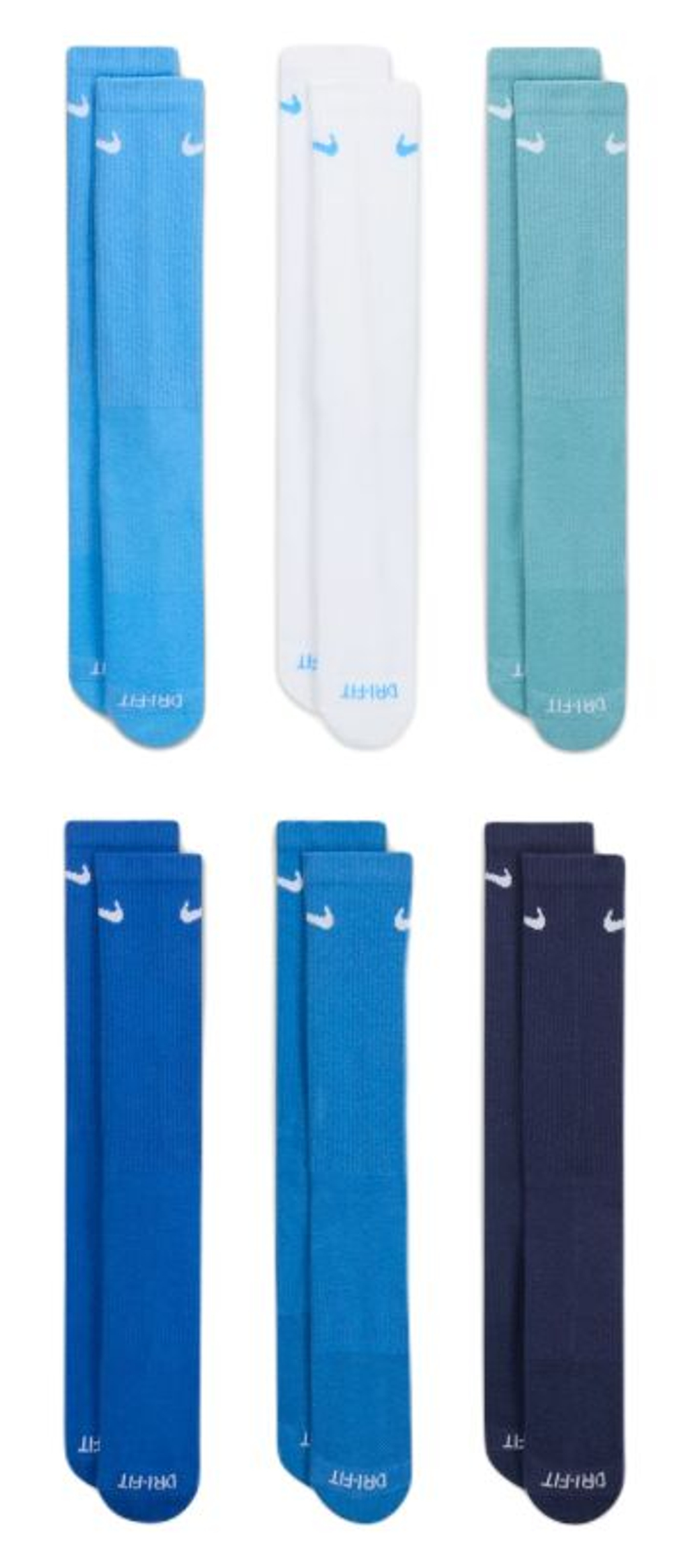 Теннисные носки Nike Everyday Plus Cushion Crew 6P