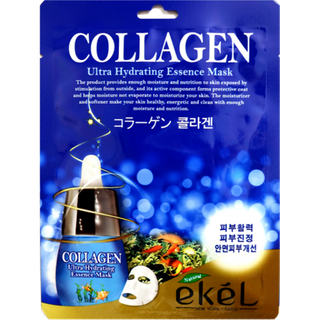 Тканевая маска с коллагеном EKEL Collagen Ultra Hydrating Essence Mask