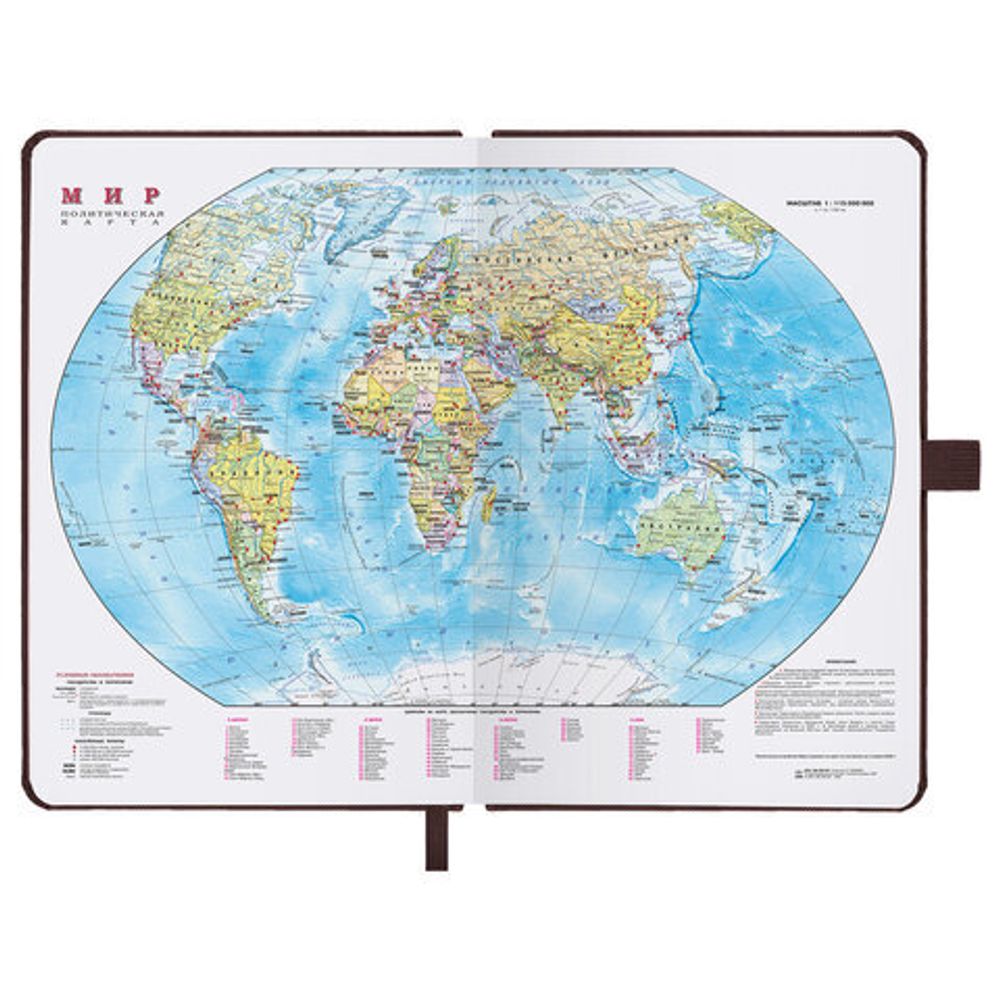 Ежедневник датированный 2023 А5 138x213 мм BRAUBERG "Control", под кожу, коричневый, 114091