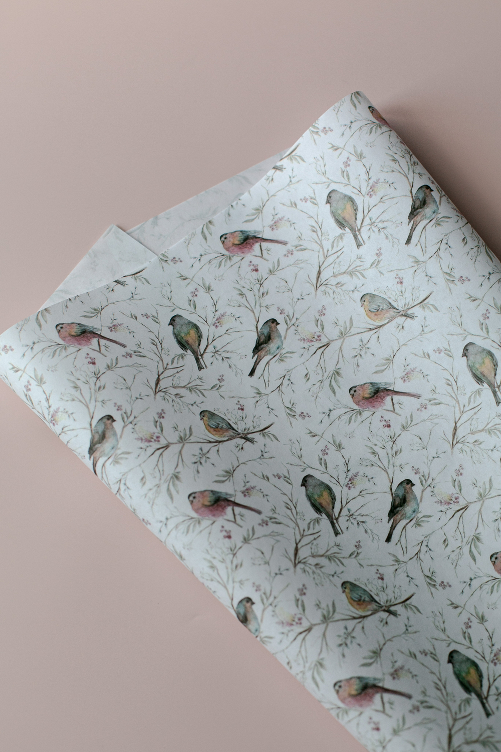 Бум-55 бумага (43х64 см) Птицы.Весна (цена за упаковку 20 листов)