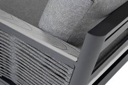 "Париж" модульная лаунж-зона садовая, цвет серый