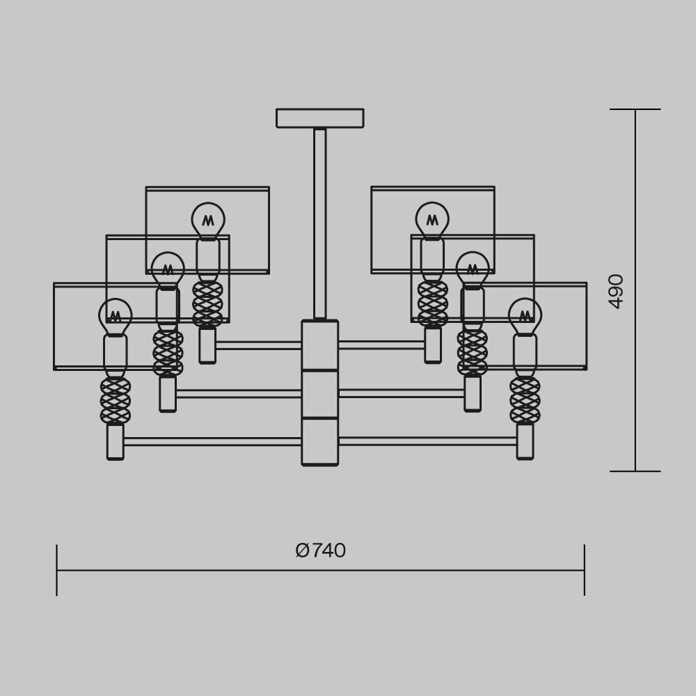 Люстра Maytoni MOD527PL-06N