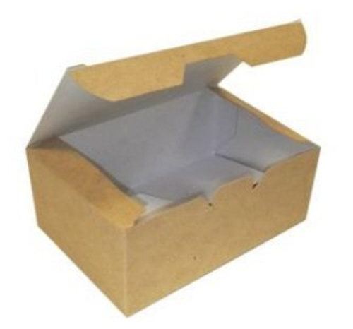 Коробка навынос 150х91х70 мм, крафт, 50 штук