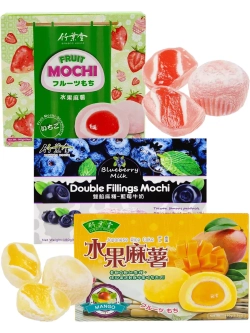 Моти со вкусом Клубники, Черники, Манго ассорти 3 шт