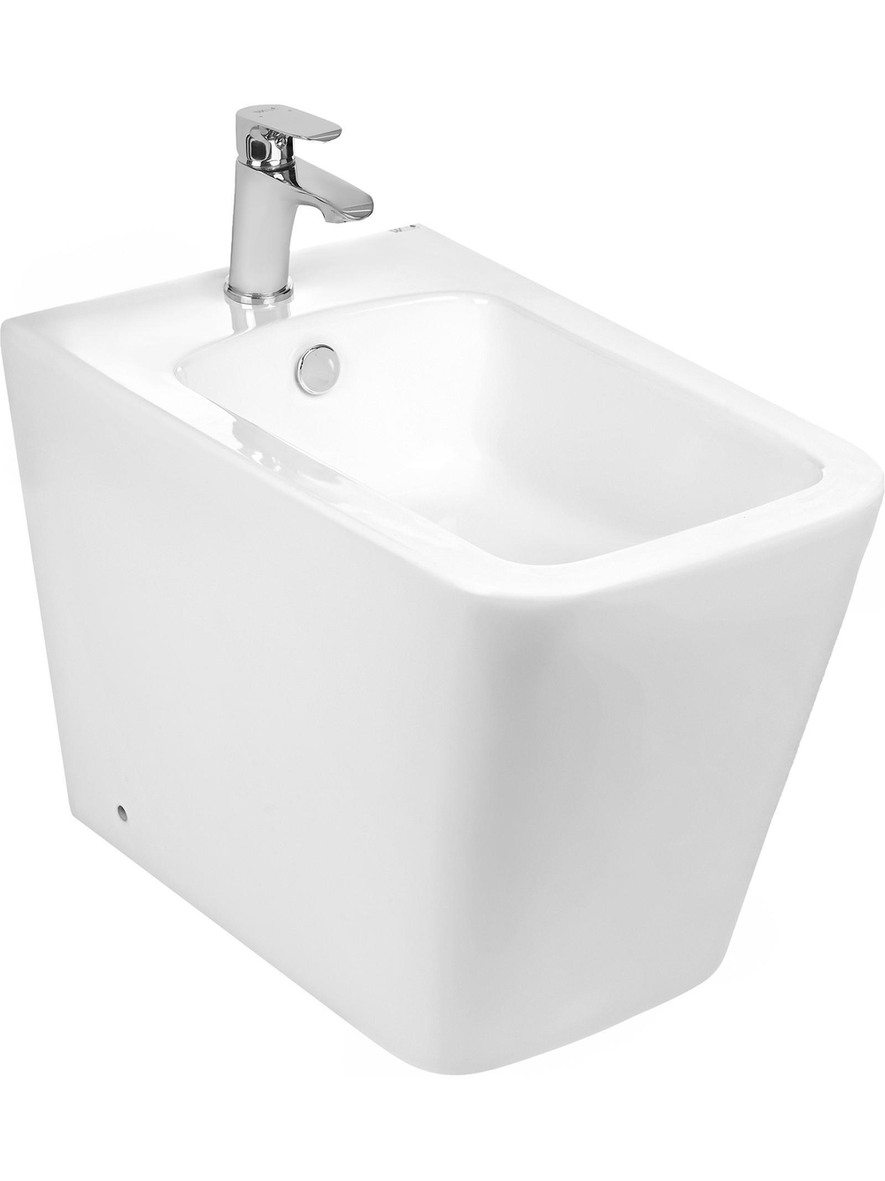 Биде напольное белый глянец WeltWasser WW GELBACH 003 GL-WT  10000003744 белый глянец