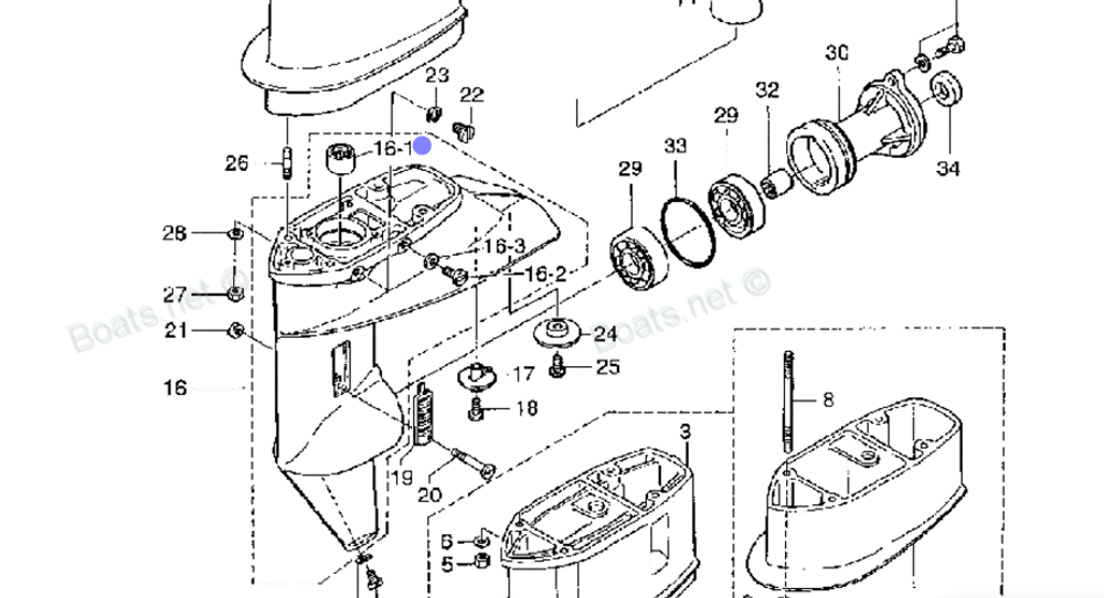 Подшипник Tohatsu M9.9-M18/MFS9.9-MFS18