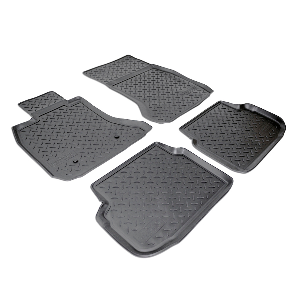 Ковры в салон Norplast/Unidec для BMW 7 в кузове F01 (2008-2015), Черный, арт.NPL-Po-07-40