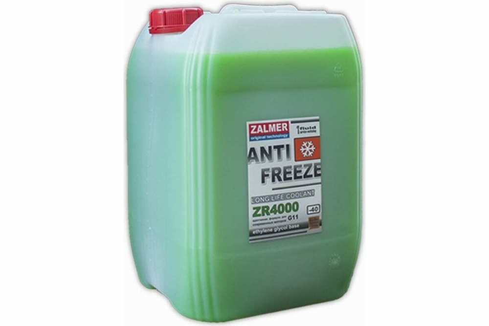 Антифриз ZALMER ZR4000 LLC G11 (зеленый) 20кг