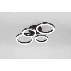 Светильник потолочный светодиодный Rivoli   6191-201 LED 75Вт 3000-6000К чёрный с пультом