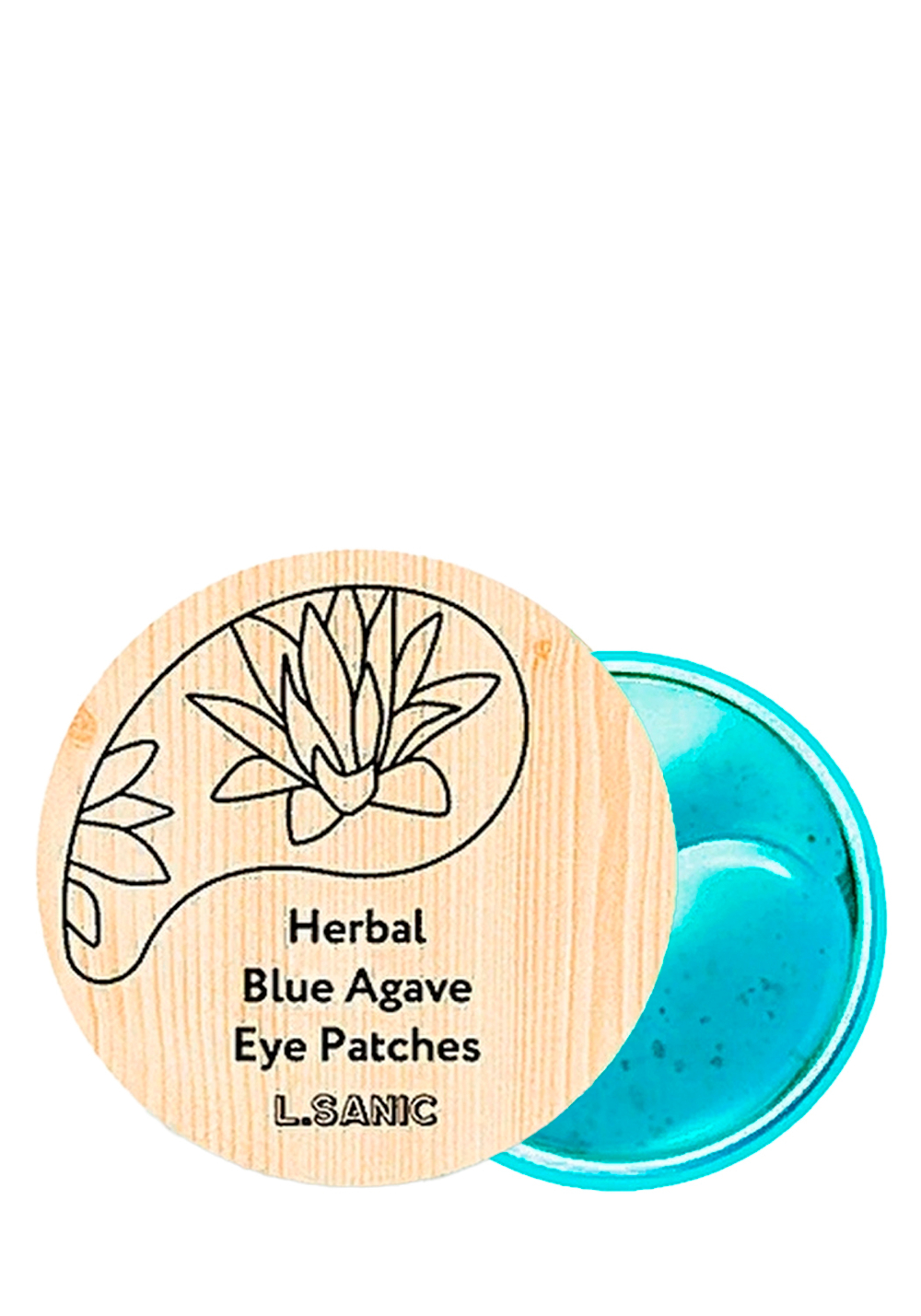 L.Sanic Herbal Blue Agave Hydrogel Eye Patches Гидрогелевые патчи с экстрактом голубой агавы