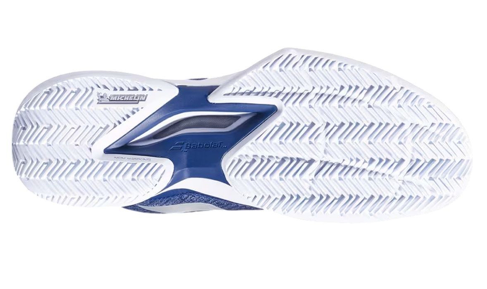 Мужские кроссовки теннисные Babolat Jet Mach 3 Clay - небесный