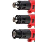 Фен технический WORTEX HG 6122 T в кор. + набор сопл 2000 Вт, 3 режима., 60-600 °С