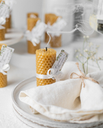 Свечи-бонбоньерки в подарок гостям на свадьбу