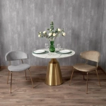 Стул Bradex Home Elle латте с золотыми ножками